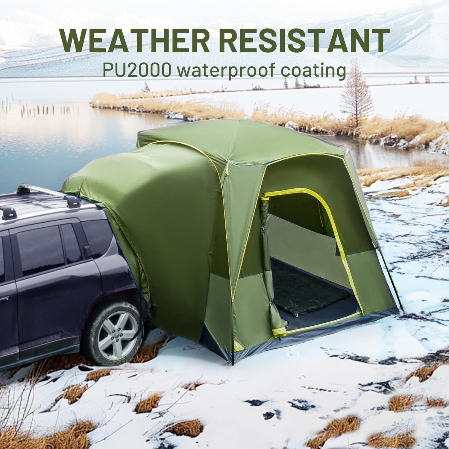 image:imageTimber Ridge TruckBedTents SUV Camping TentGreen