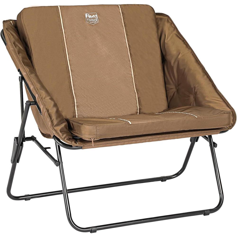 image:imageTimber Ridge Oversized Folding Chair Mesh Back with Removable Padded Seat for AllSeason Comfort Camping Tailgating amp More1 Pack