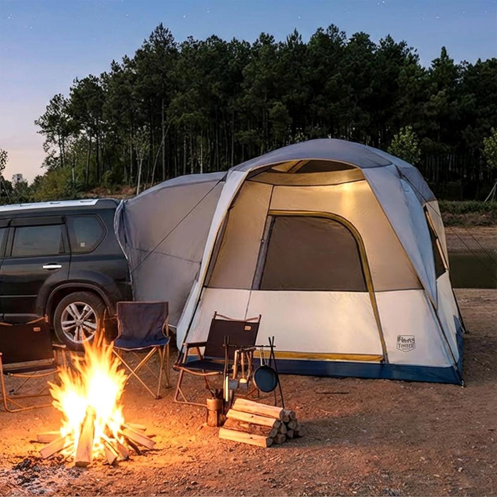image:imageTimber Ridge TruckBedTents SUV Camping TentKhaki