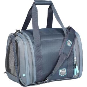 image:imageTIMBER RIDGE Airline Ready TSA Compliant Carrier for Dogs Cats Puppies 2Sided Entry with Fleece BedSize154X114X118