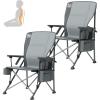 Lumbar Support Grey-2 Set