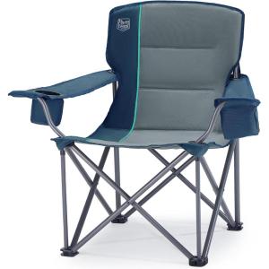 image:imageTimber Ridge 550 LBS Oversized Folding Camping Chair for Adults Heavy Duty Outdoor Chair with Cup Holder Side Pocket for Camp Lawn Picnic NavyUpgradeNavyupgrade