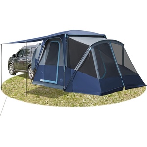 image:imageTIMBER RIDGE 59 Person SUV Tent with Screen Porch and Awning for Family Camping Weather Resistant and Portable Van or Car Tent Includes Rainfly and Storage Bag 13 W X 10 L X 71 HBlue